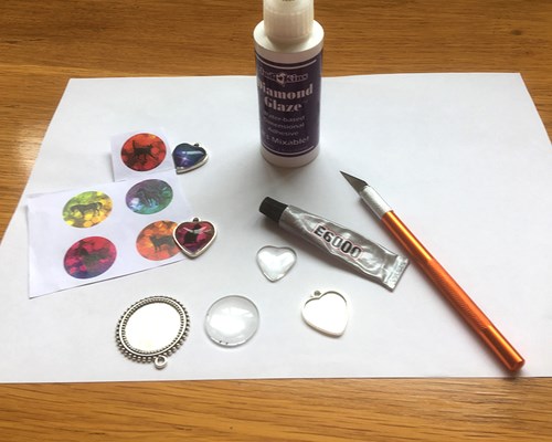 How to Make Glass Cabochon Art or Photo Pendants