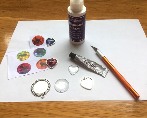 How to make a photo pendant