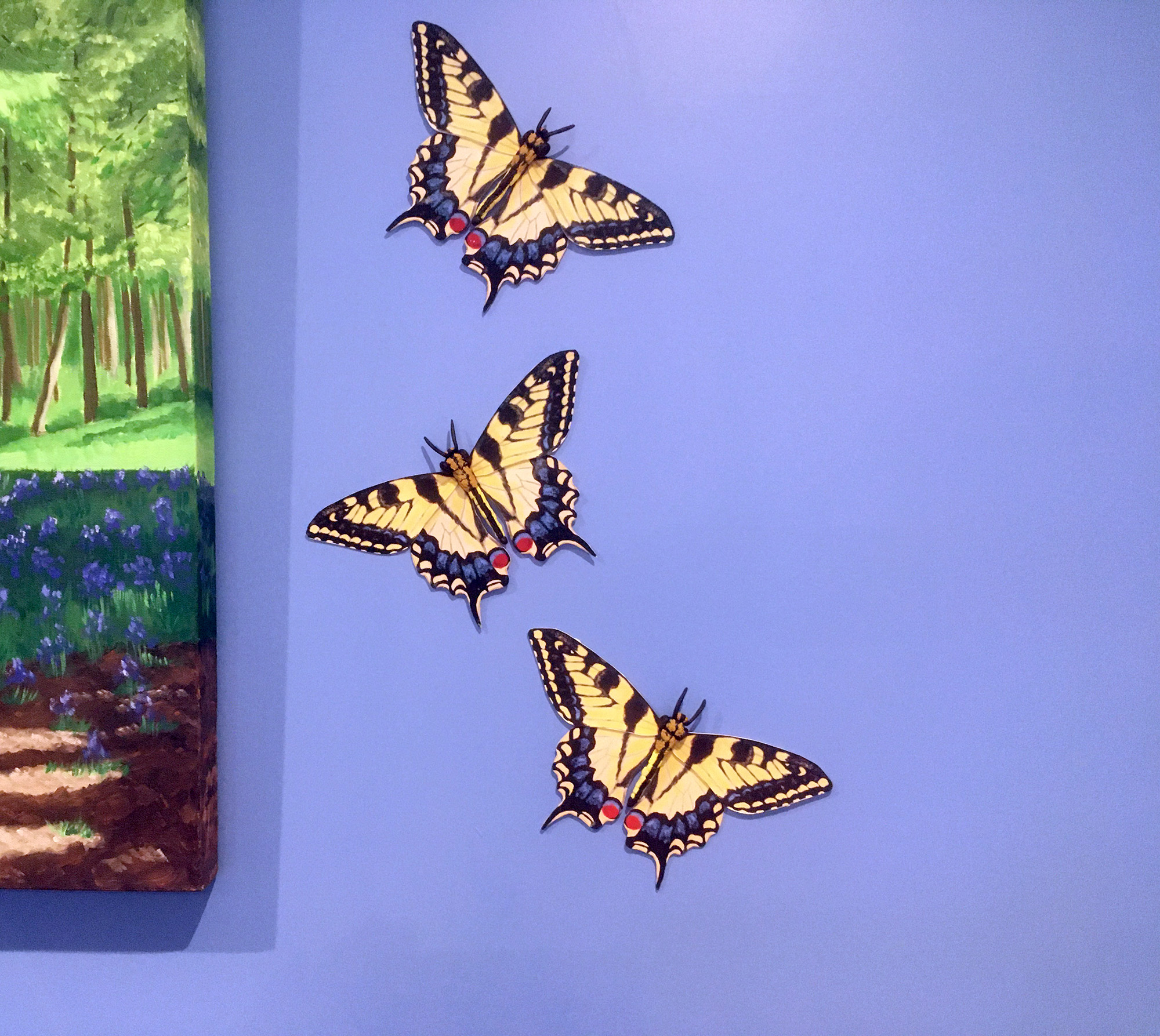 Small Swallowtail Butterfly Wall Sculpture