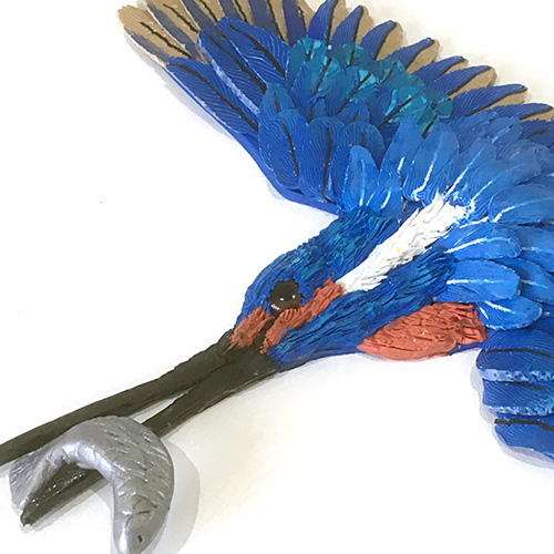 Kingfisher 3D Wall Sculpture