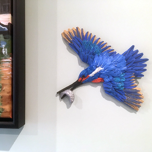 Kingfisher 3D Wall Sculpture